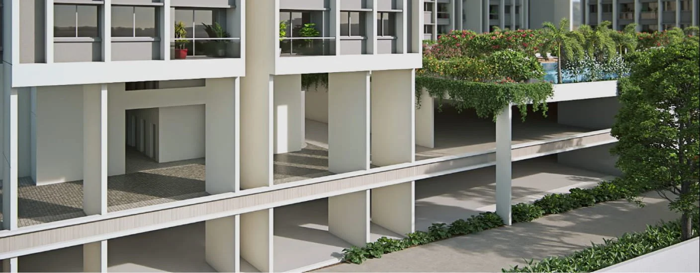 Rohan Nitara Mahalunge NX Perforated Corridors Image